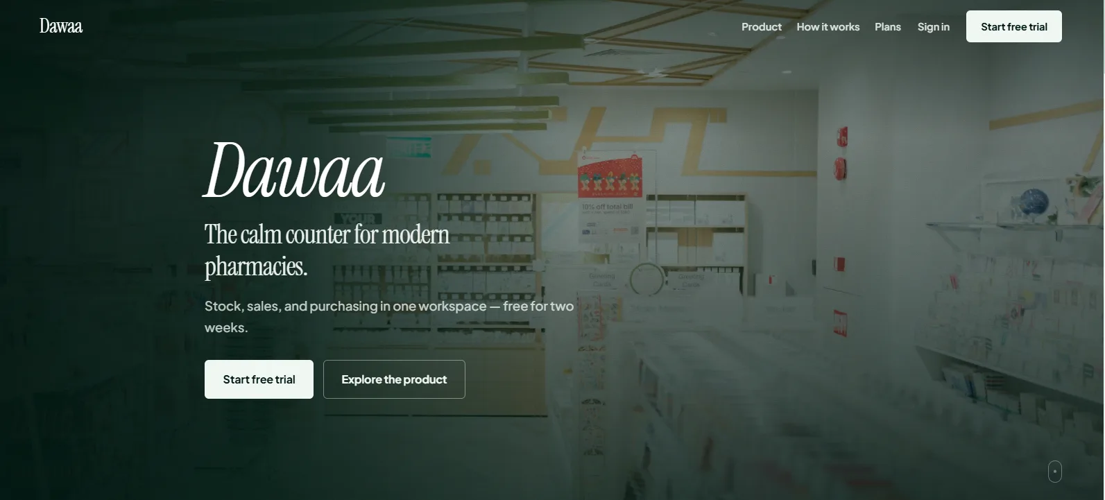 Dawaa interface